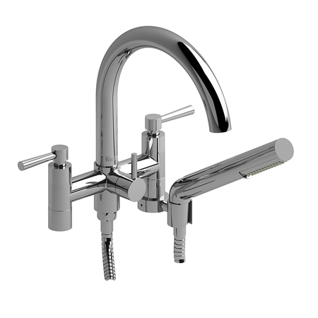 RIOBEL 6" Tub Filler With Hand Shower PA06LC